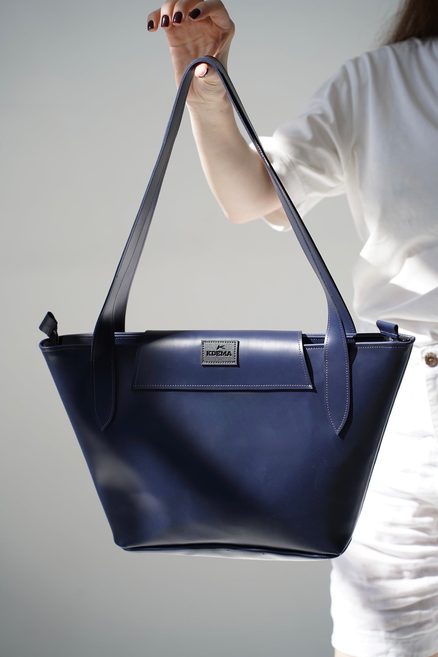 Blue espresso bag