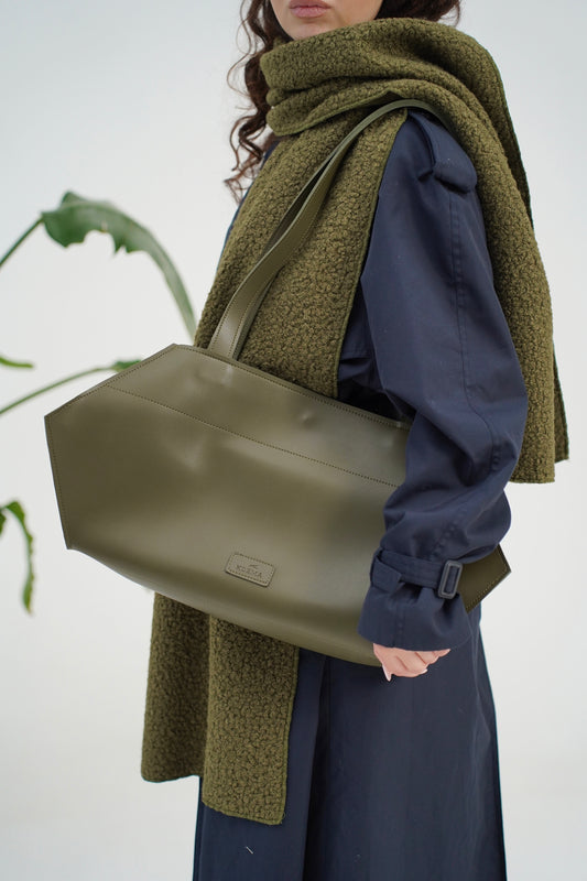 Big bag in dark green
