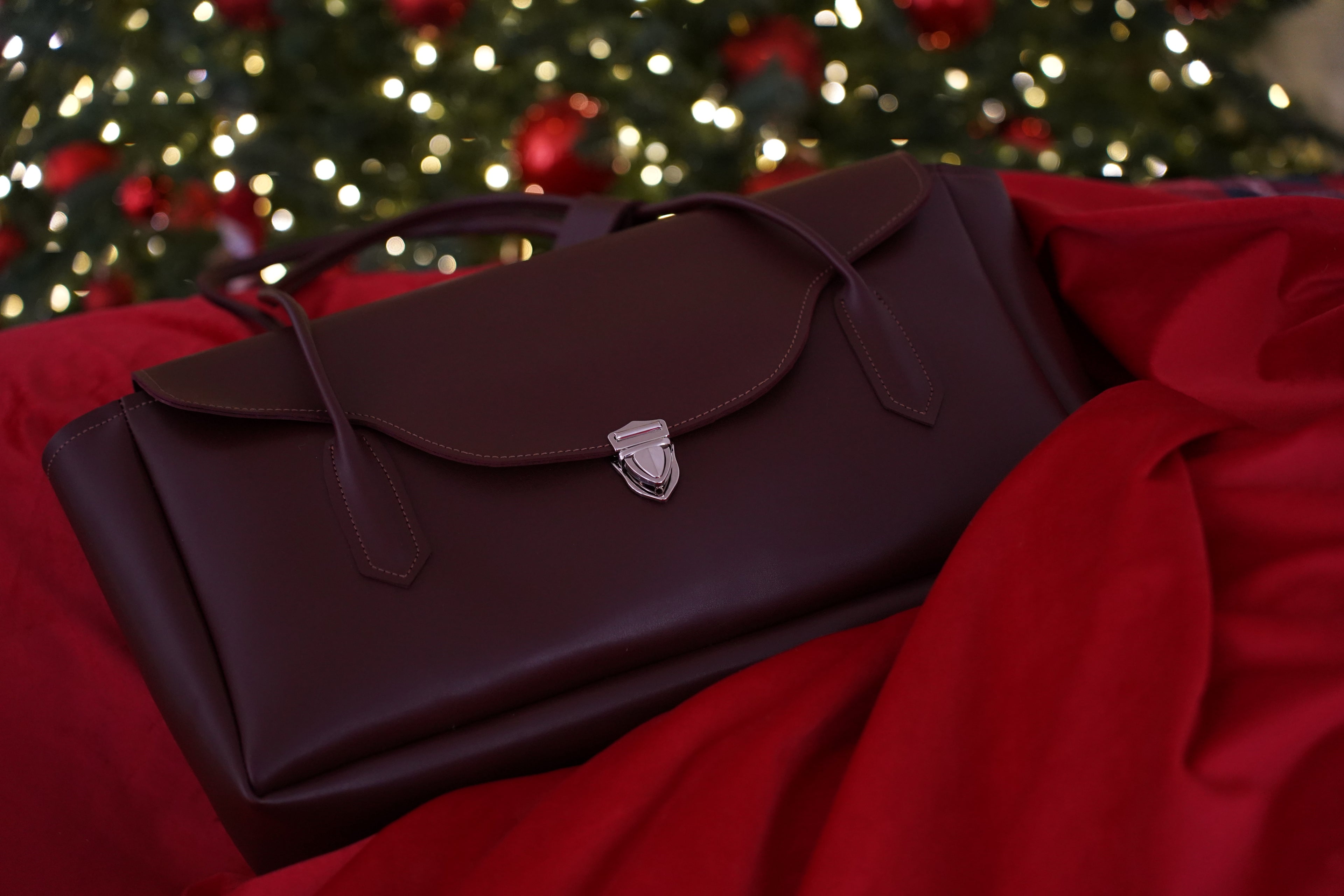 Office Siren in Burgundy