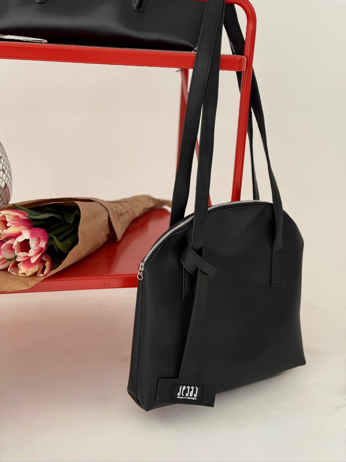 Chocolate hobo bag