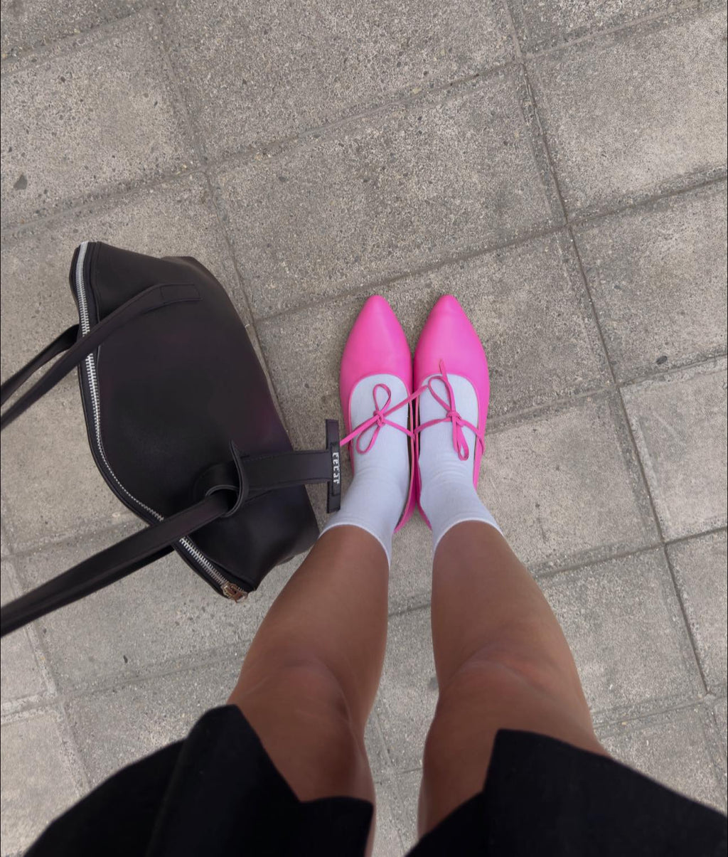 Ballerina Flats in Pink