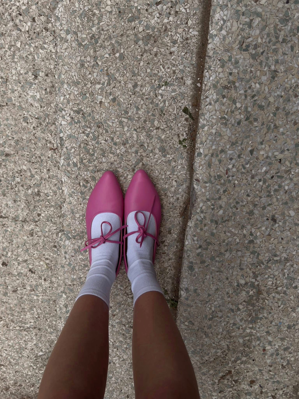 Ballerina Flats in Pink
