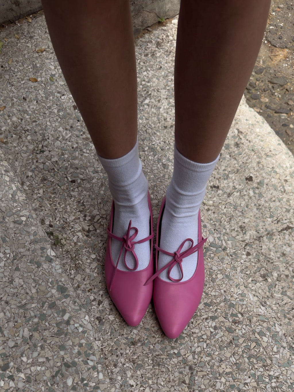 Ballerina Flats in Pink