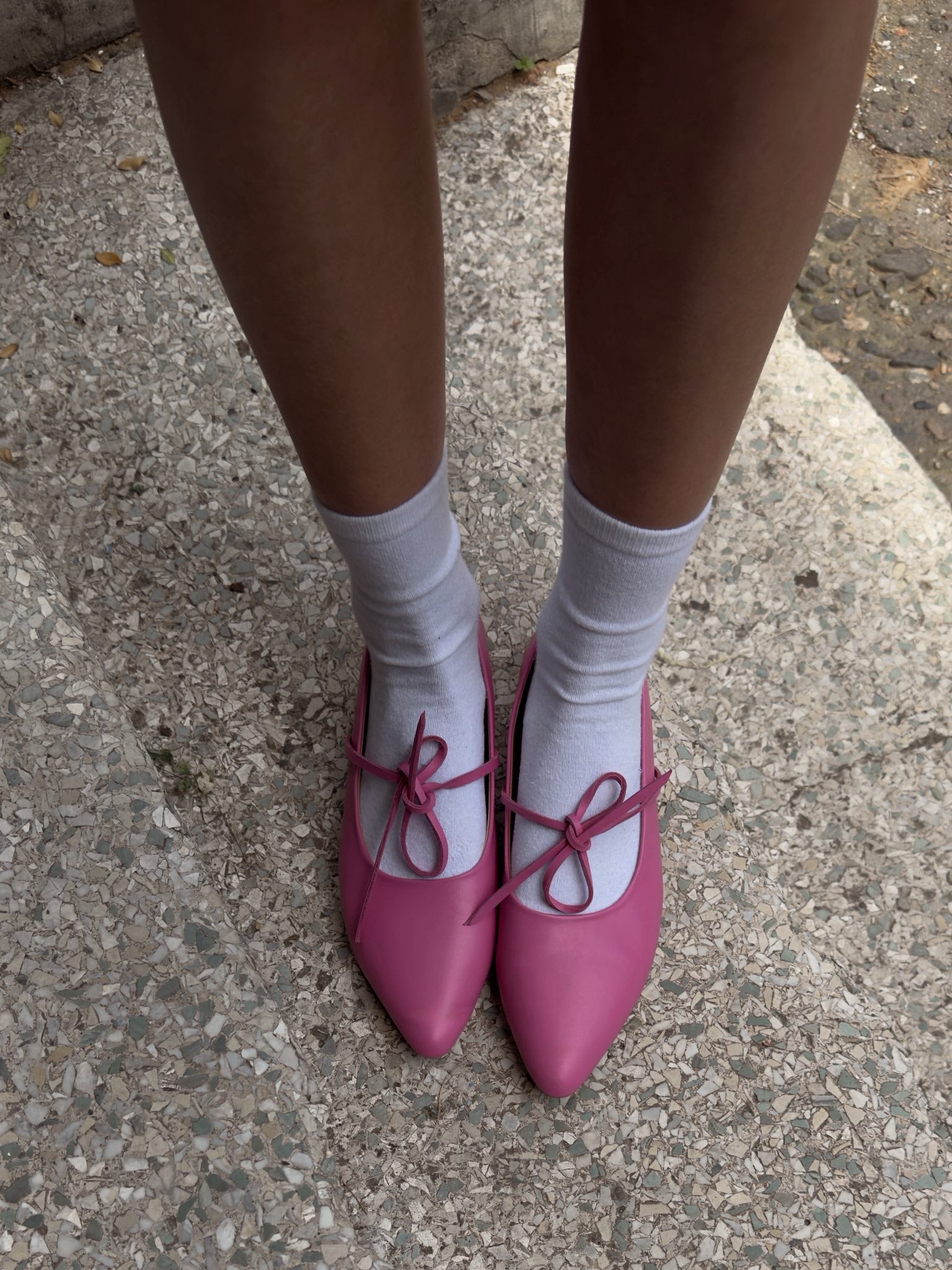 Ballerina Flats in Pink