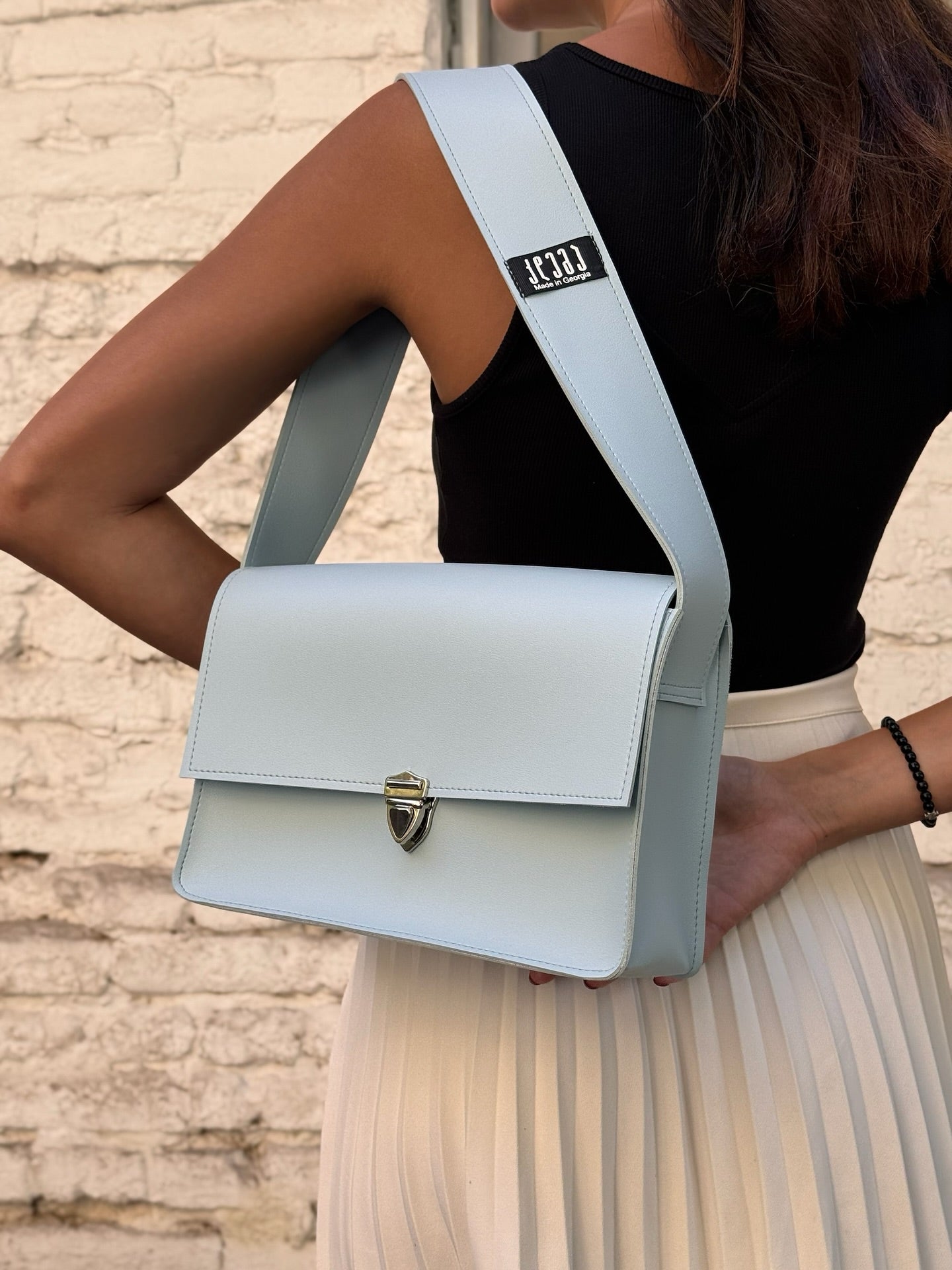 Blue fairy shoulder bag