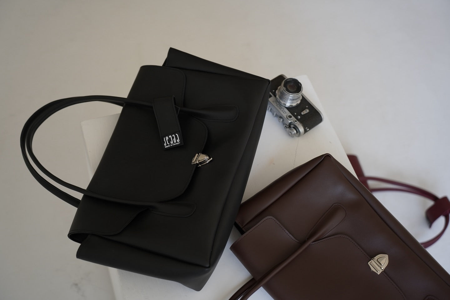 Office Siren in Burgundy