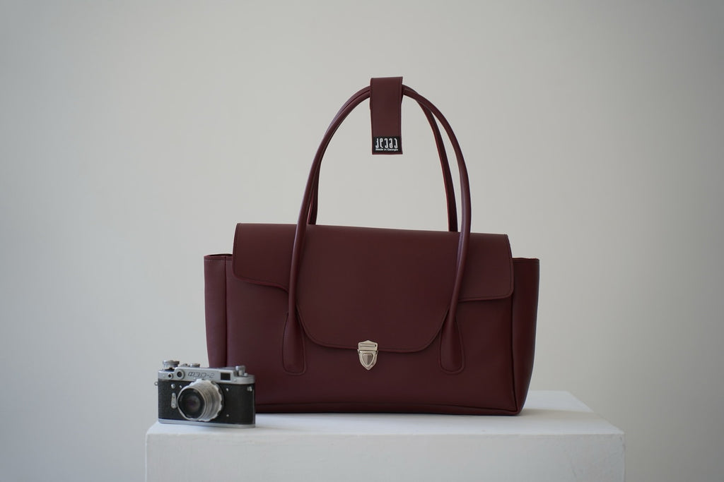 Office Siren in Burgundy