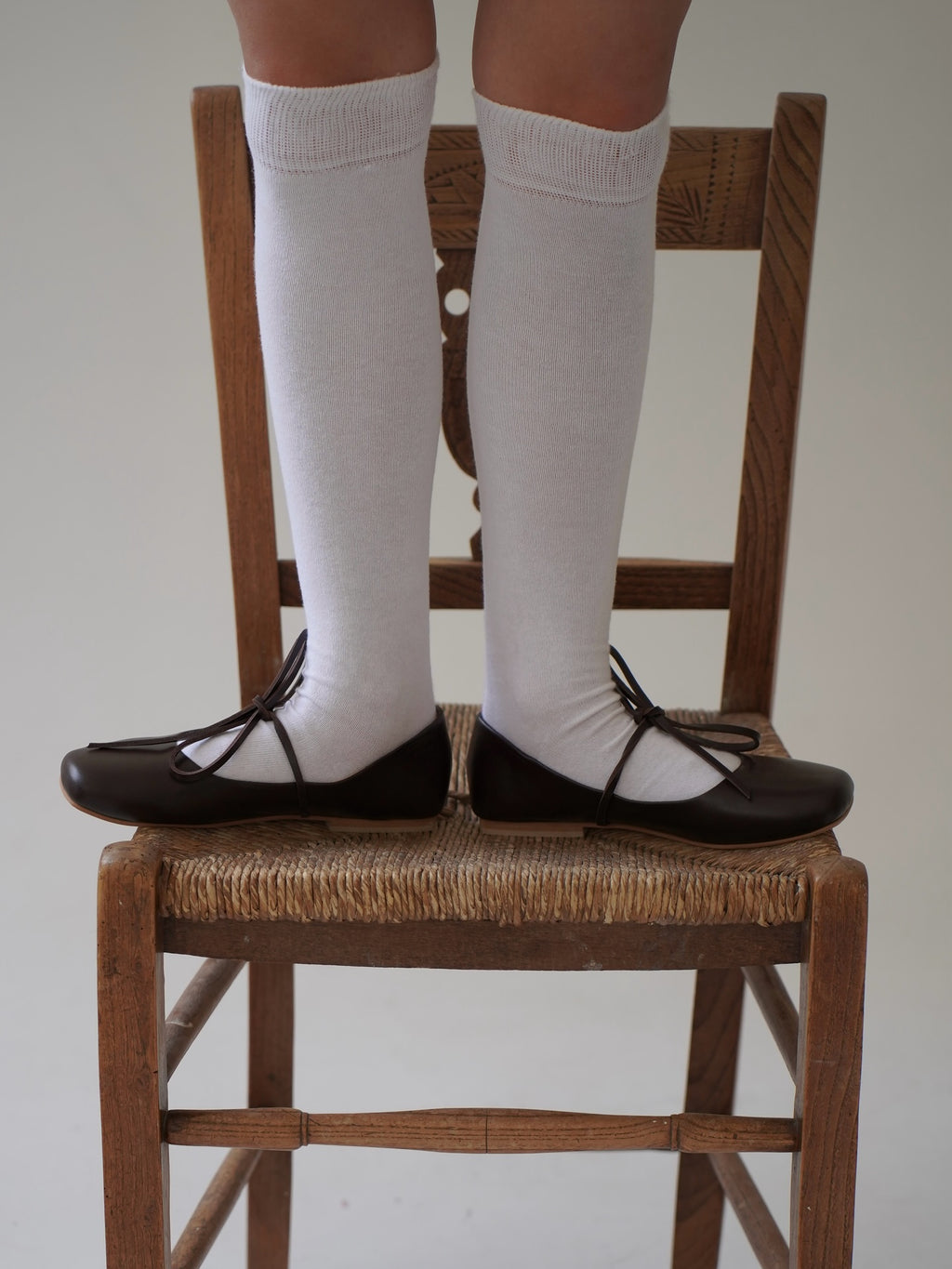 Brown Square Ballerinas