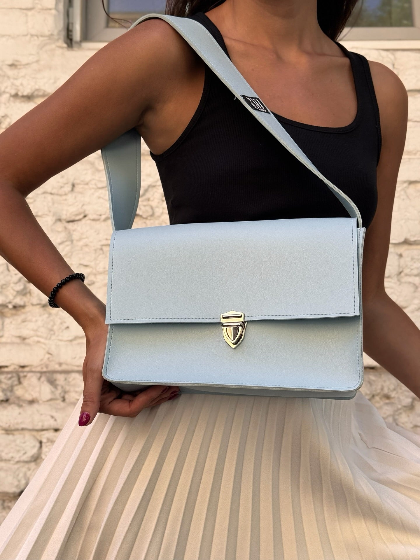 Blue fairy shoulder bag