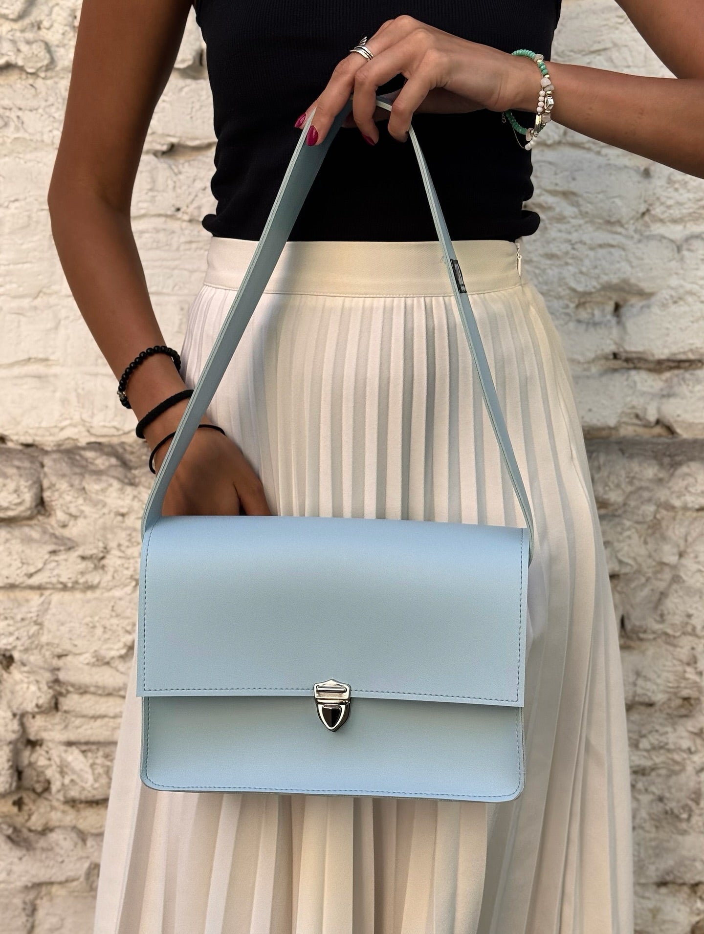 Blue fairy shoulder bag