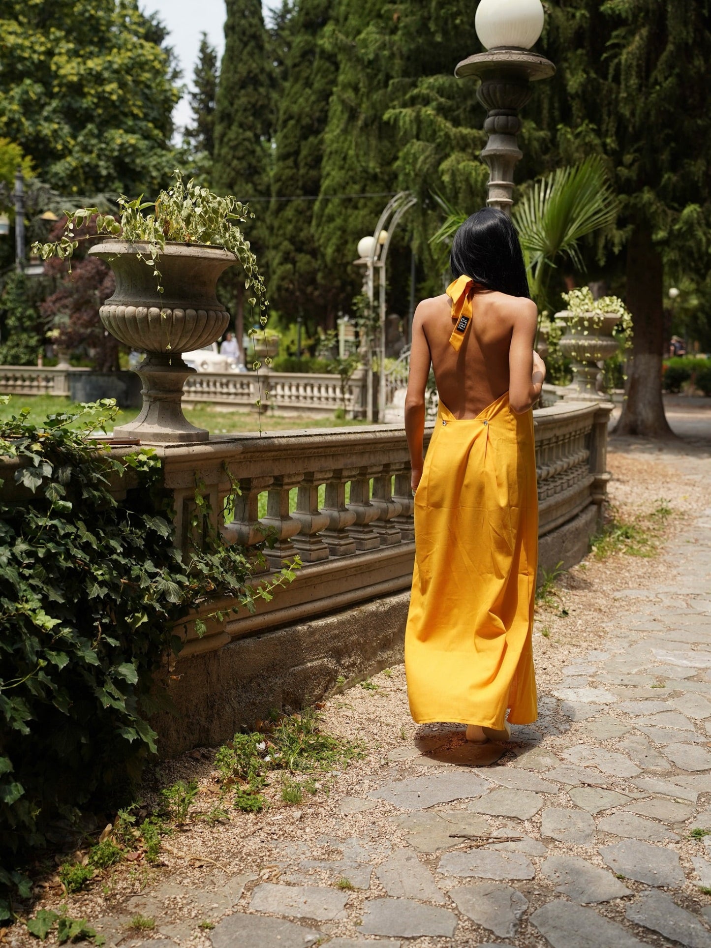 Lightweight Summer Dress in yellow