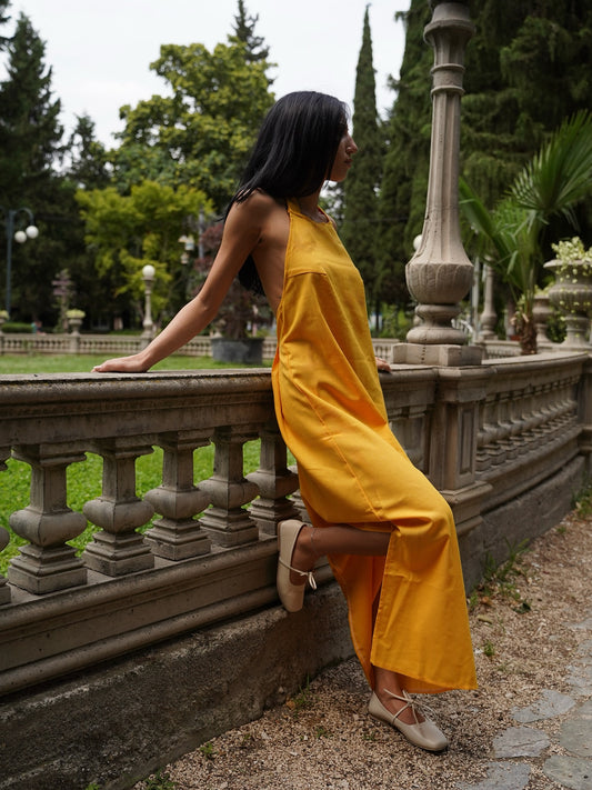Lightweight Summer Dress in yellow