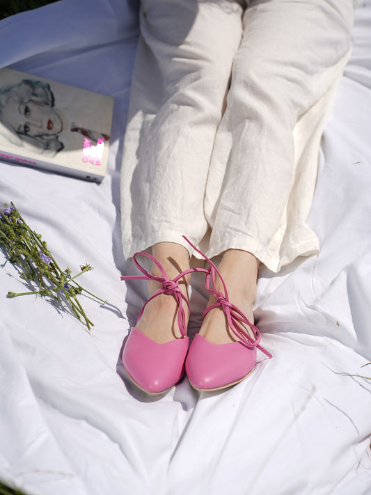 Barbie/Pink ballerina flats