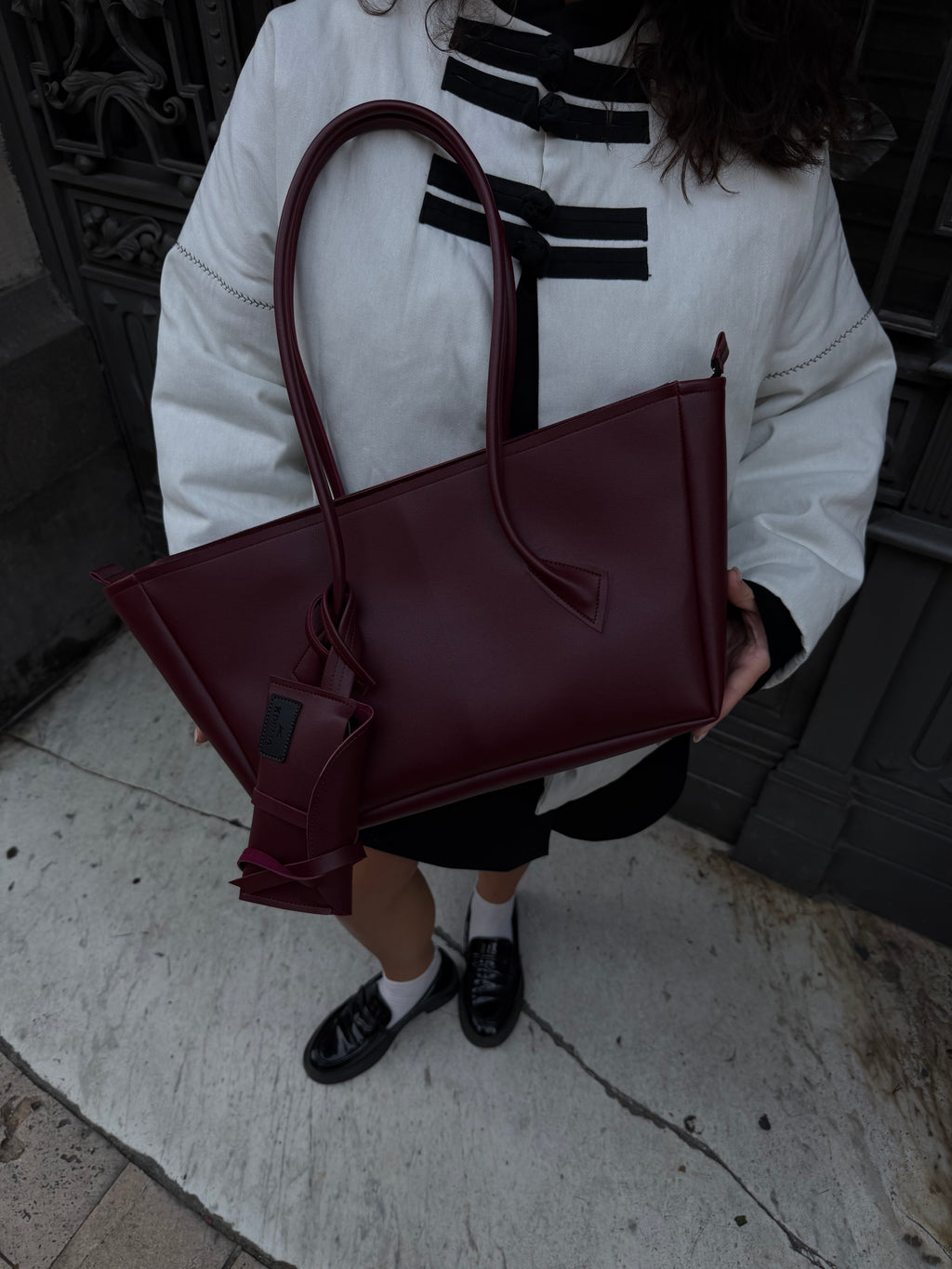 Milky in Burgundy