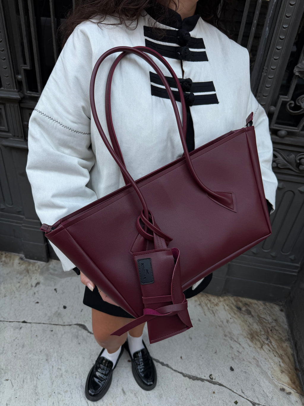 Milky in Burgundy