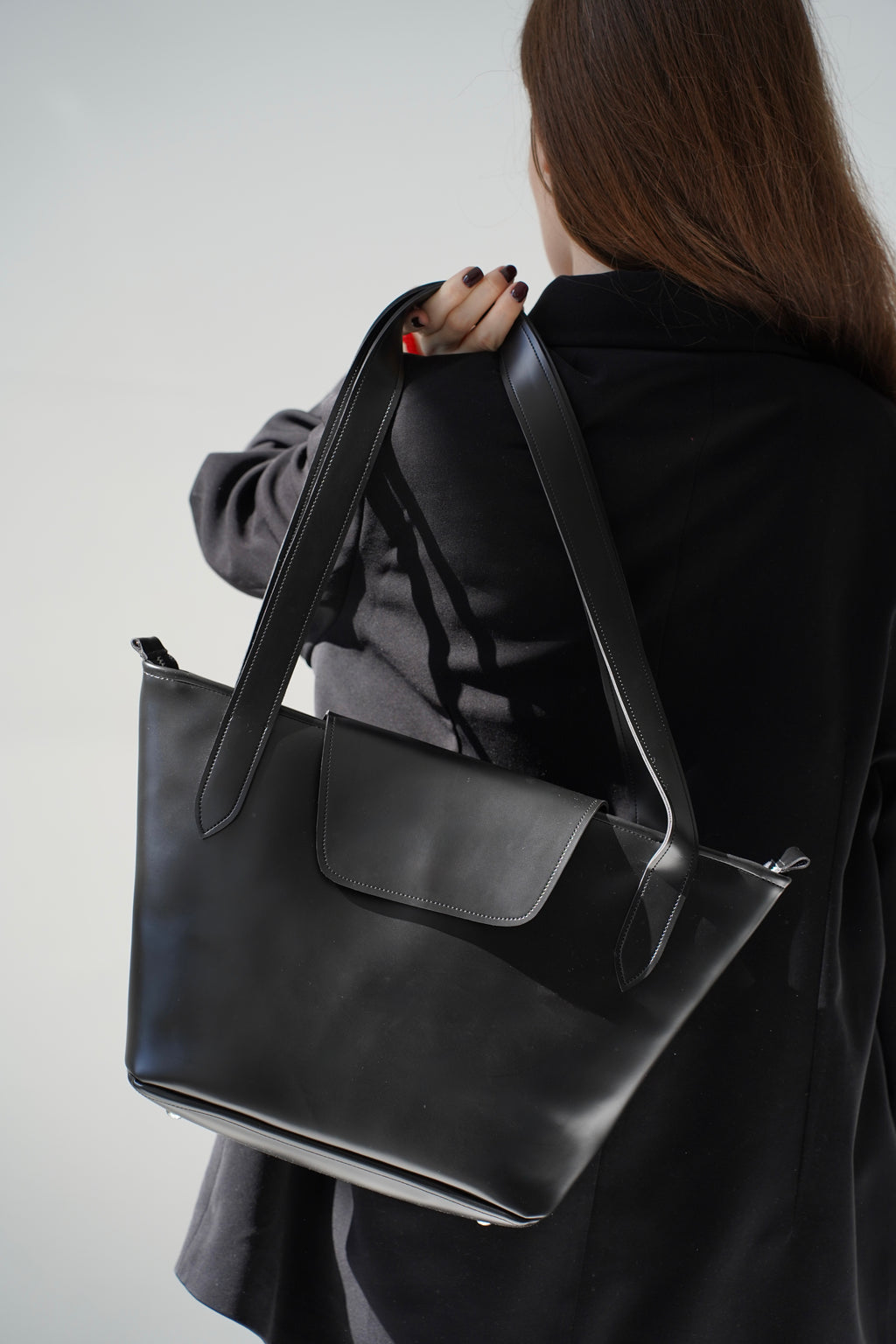 Espresso in Black Suede