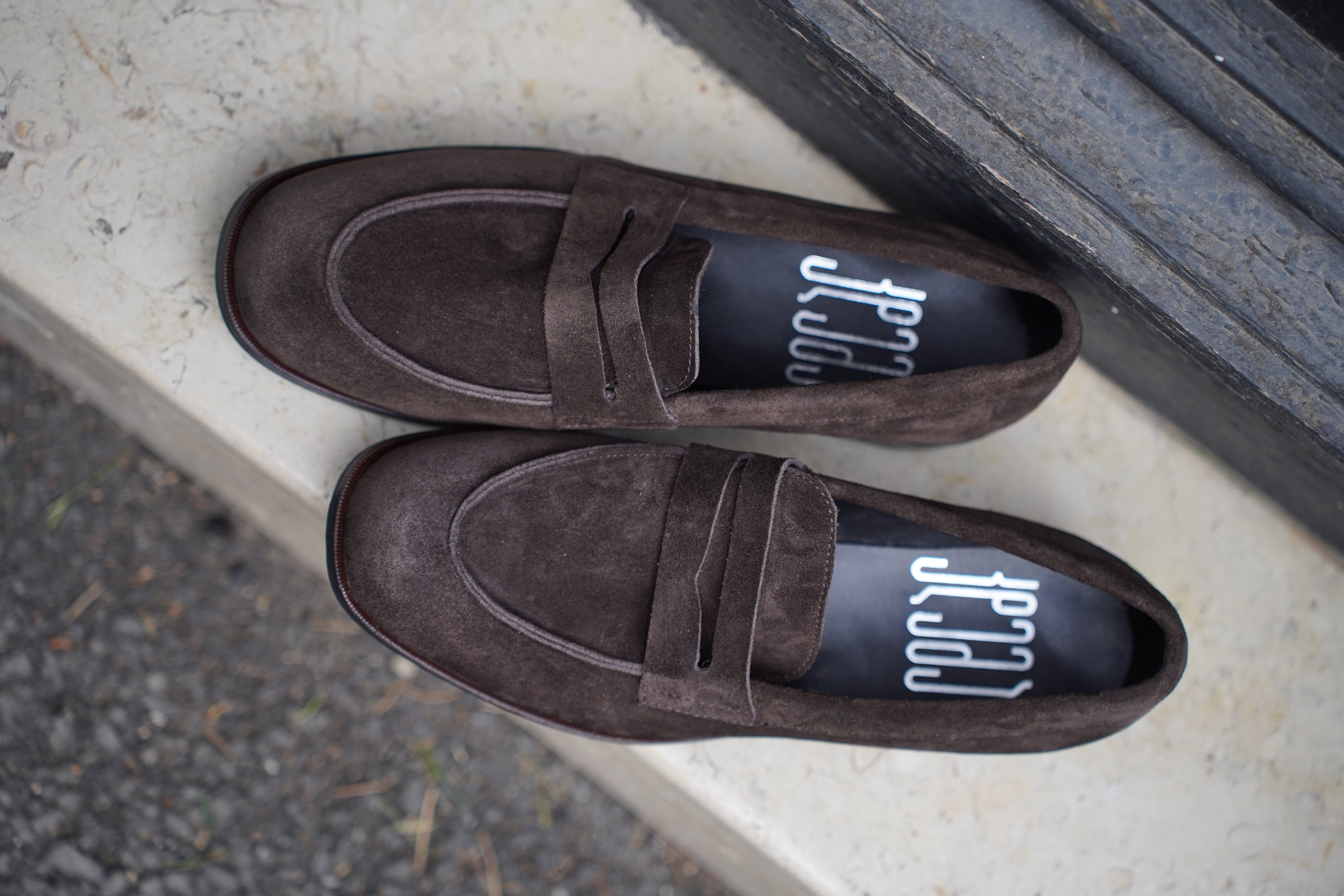 Loafers in Natural Suede