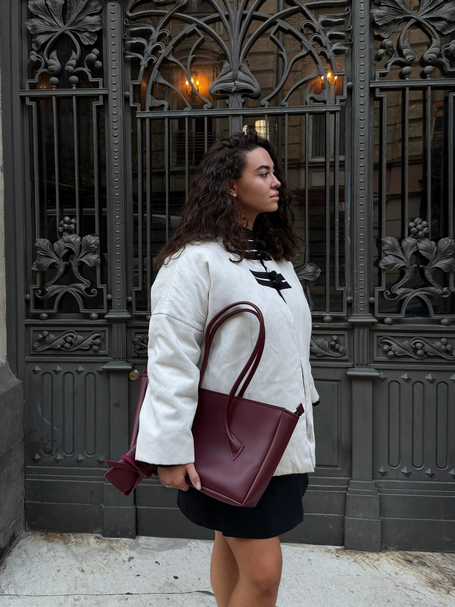 Milky in Burgundy