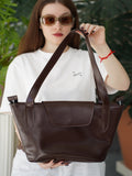 Espresso in Brown Leather