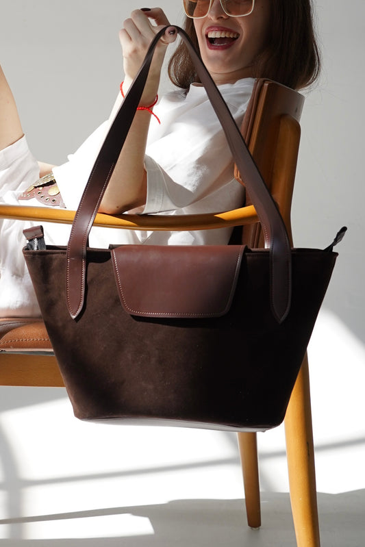 Blue espresso bag